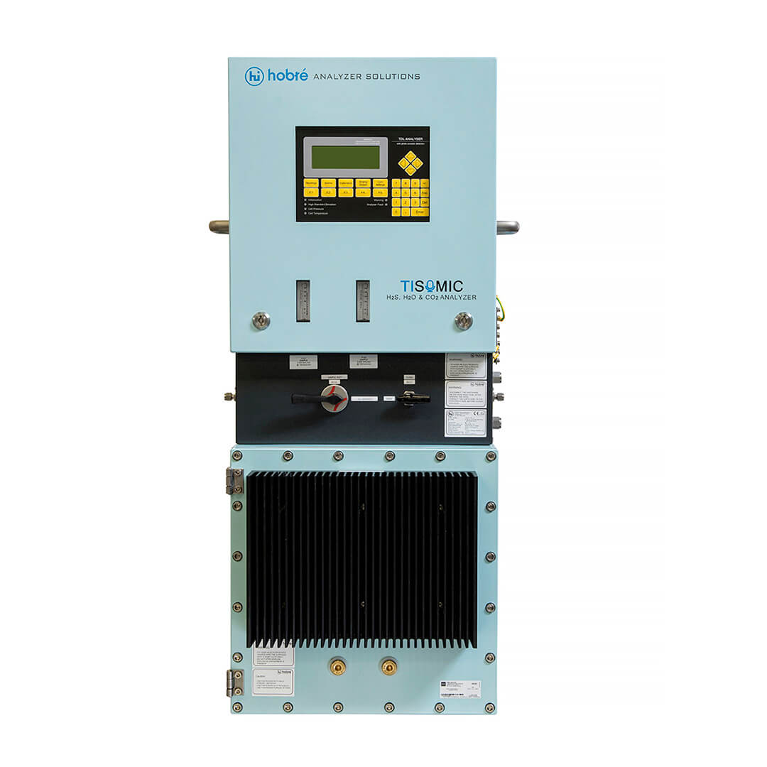 Equipamentos - Tisomic - Analisador de H2S, CO2 e H2O em gases de processo