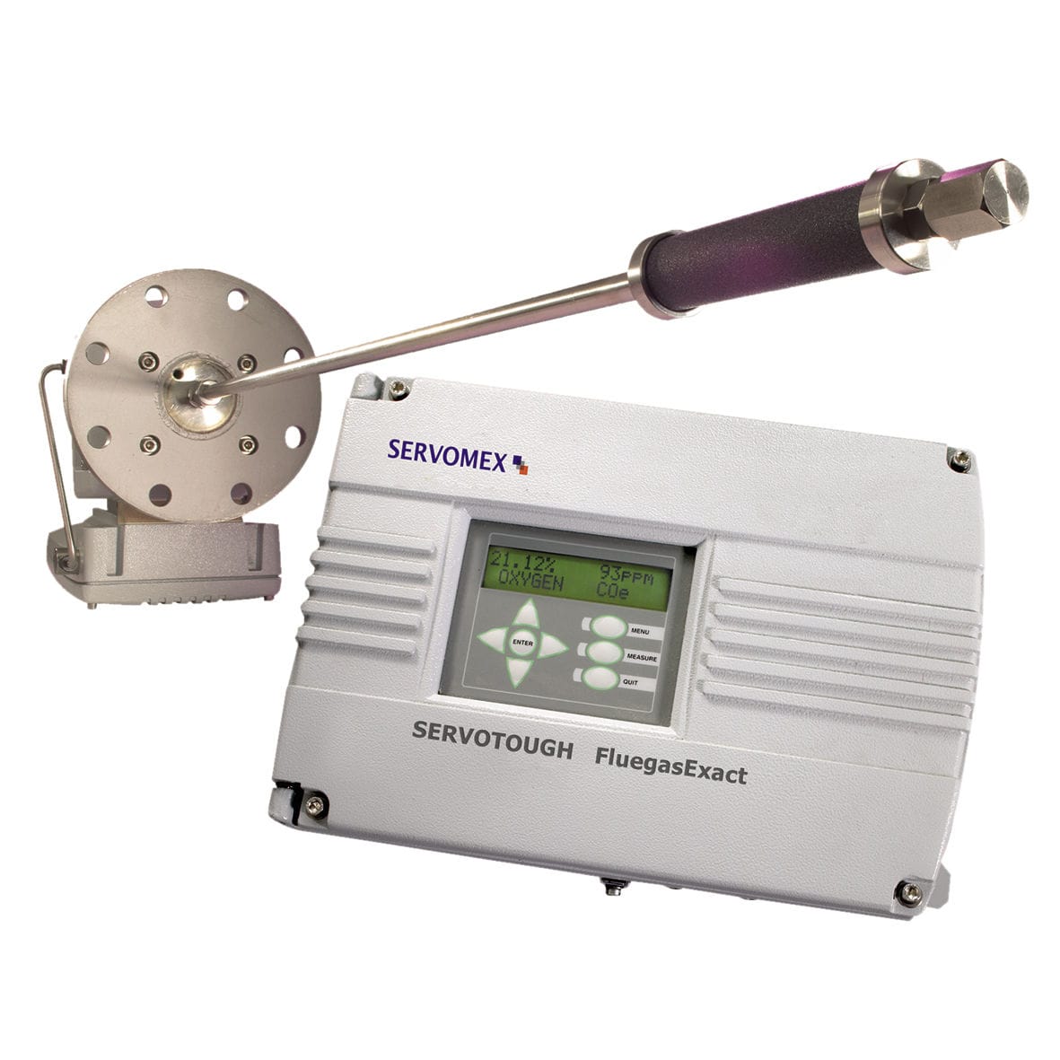 Equipamentos - FluegasExact 2700 - Analisador in-situ Óxido de Zircônia para medição de oxigênio e combustíveis (COe) 