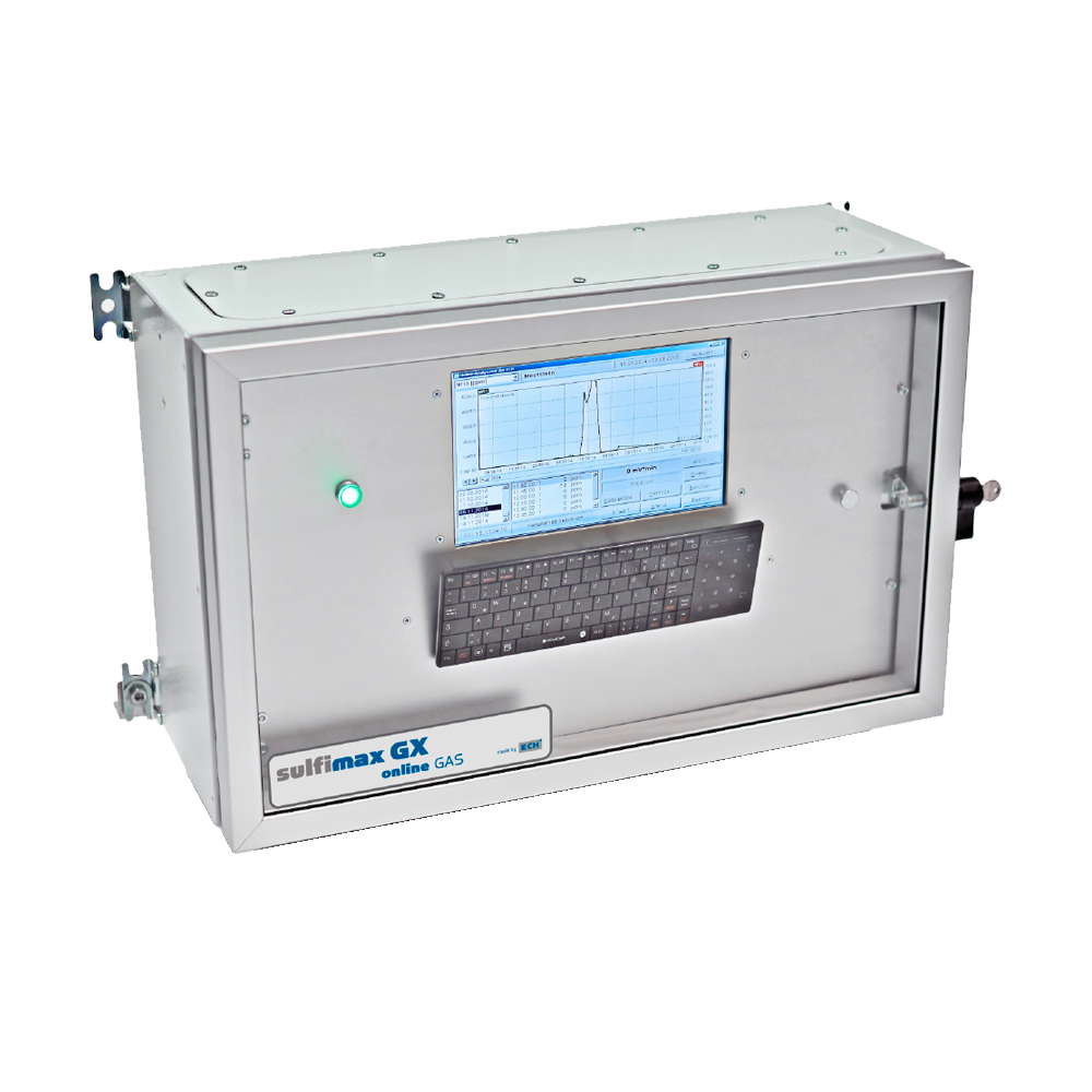 Equipamentos - SULFIMAX GX ONLINE GAS - Analisador para determinação de sulfeto de hidrogênio (H2S) em misturas de gás