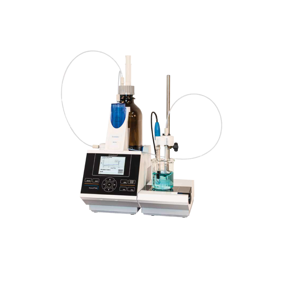 Equipamentos - Titroline 7750 KF - Titulador automático universal para titulação potenciométrica e titulação Karl Fischer Volumétrica
