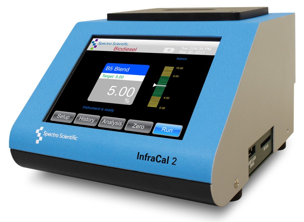 Equipamentos - Infracal 2 – ATR-B - Analisador de biodiesel em diesel