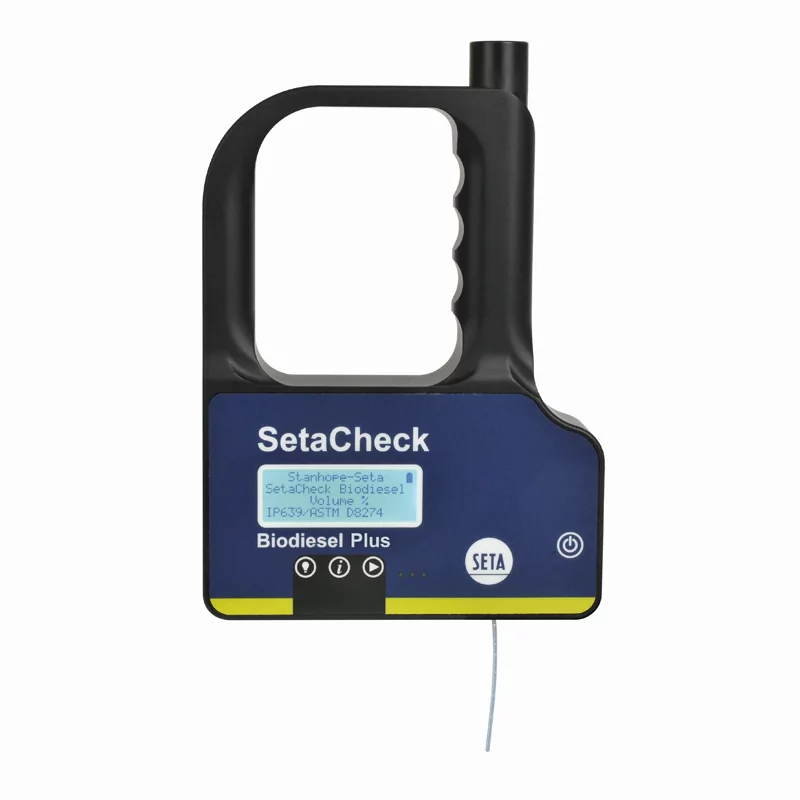 Equipamentos - Analisador portátil de biodiesel em diesel - SetaCheck Biodiesel Plus