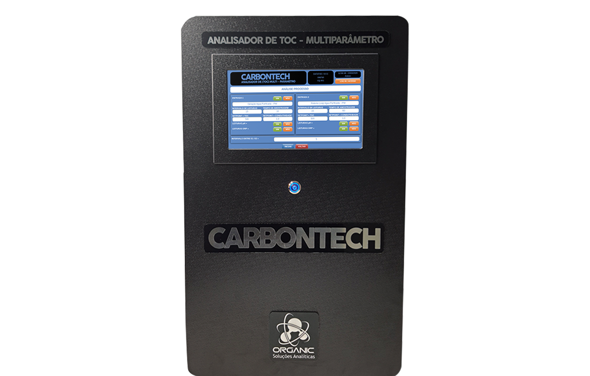 Equipamentos - Analisador de TOC multiparâmetro - Carbontech TOC Series