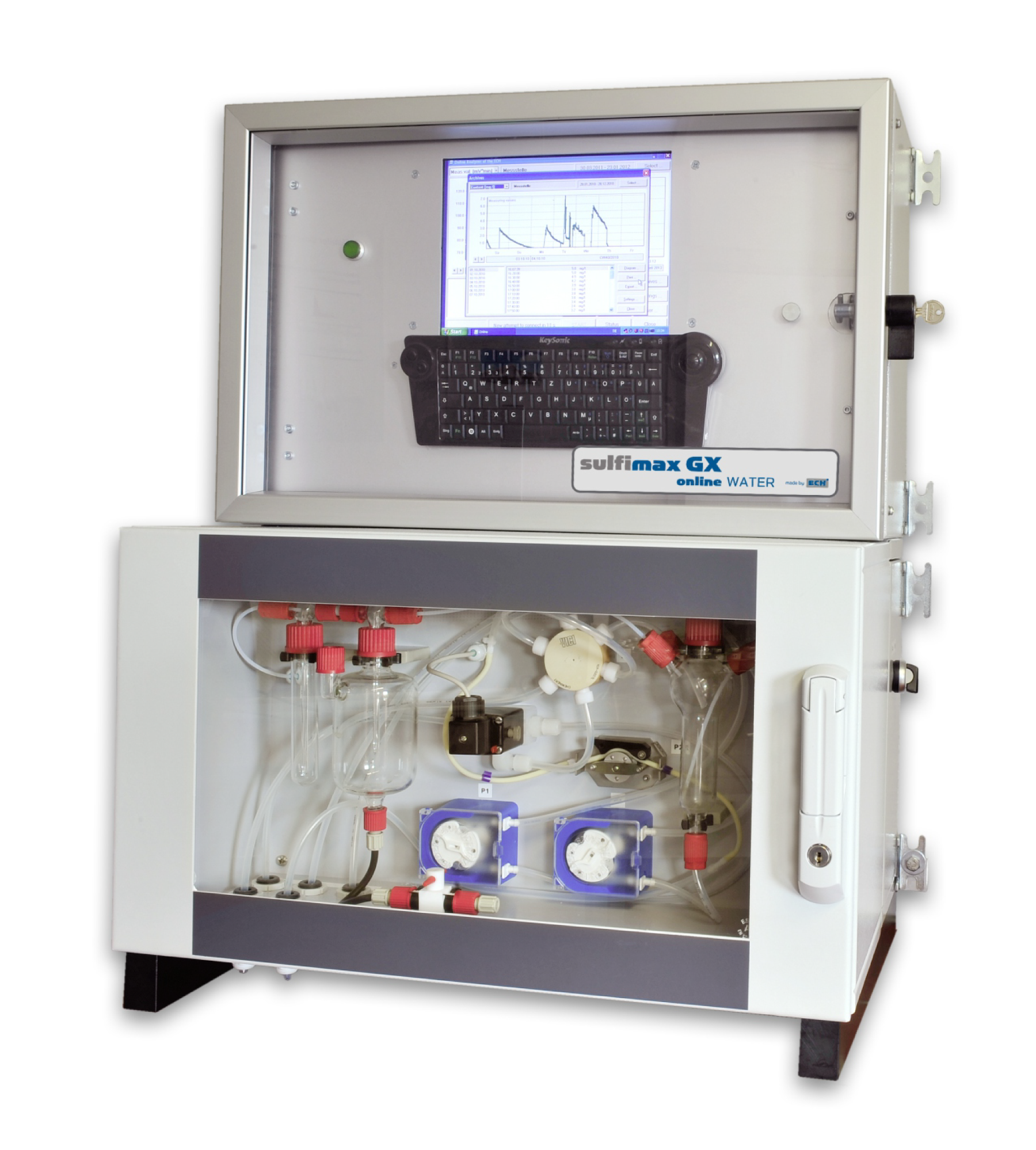 Equipamentos - SULFIMAX GX ONLINE WATER - Analisador para determinação de sulfeto de hidrogênio em águas e águas residuais