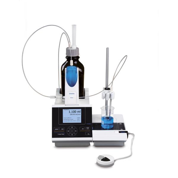 Equipamentos - Titronic 500 - Bureta de pistão para titulações manuais