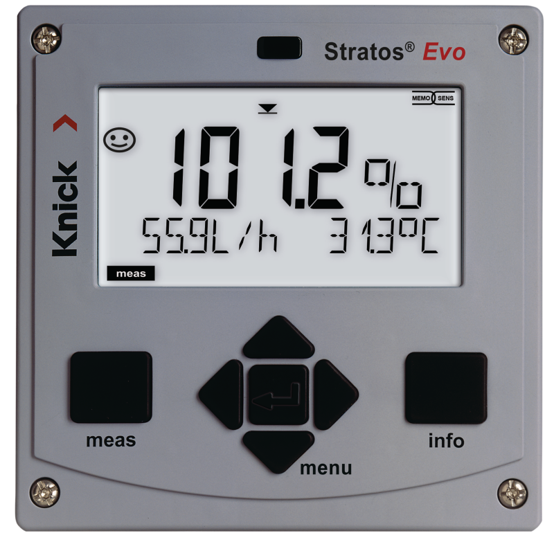 Equipamentos - STRATOS EVO - Analisador multiparâmetro de 4 fios para determinação de pH, ORP, condutividade ou oxigênio