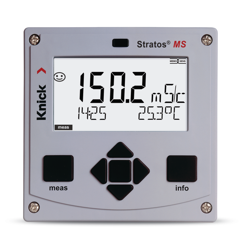 Equipamentos - STRATOS MS - Analisador multiparâmetros de 4 fios para determinação de pH, ORP, condutividade ou oxigênio