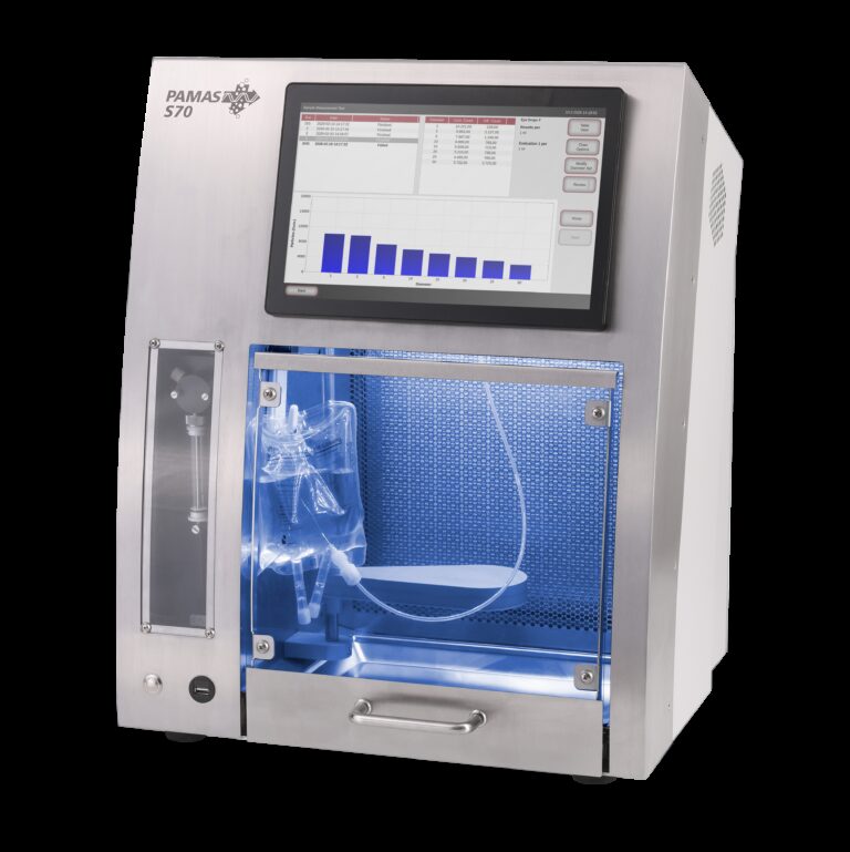 Pamas S70 – Contador de partículas de laboratório para fluidos aquosos