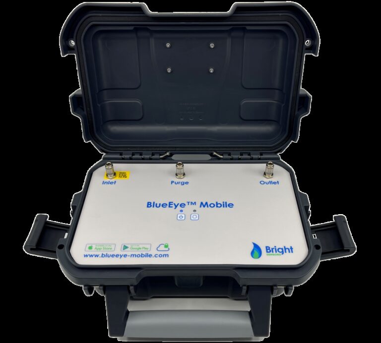 BLUE EYE MOBILE – Analisador portátil de gás online para medição contínua de parâmetros de gases combustíveis